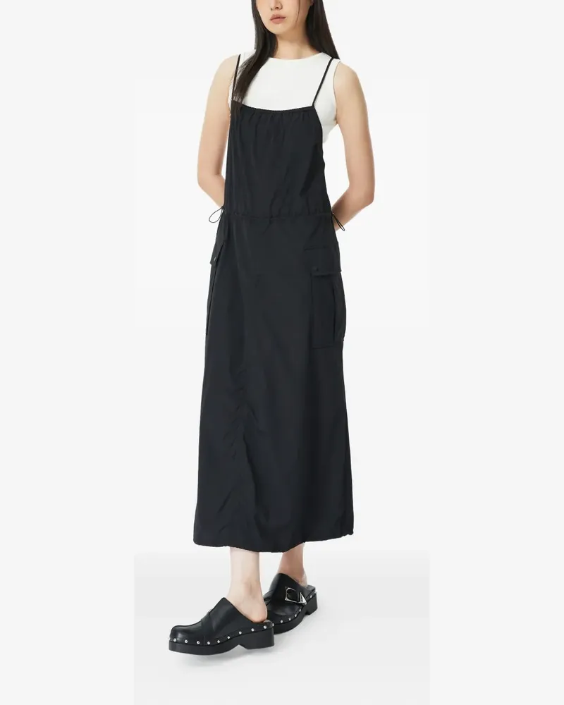 STUDIO TOMBOY Kleid mit gekreuztem Rücken - Schwarz Schwarz