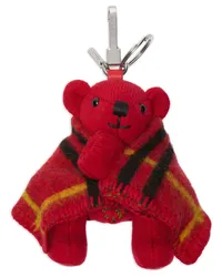 Burberry Thomas Bear Schlüsselanhänger Rot