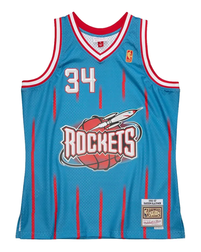 Mitchell & Ness Hakeem Olajuwon Weste - Blau Blau