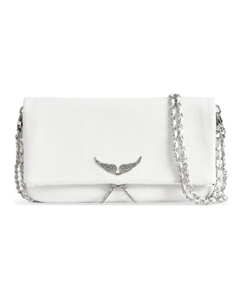 Zadig & Voltaire Rockstud Clutch - Weiß Weiß