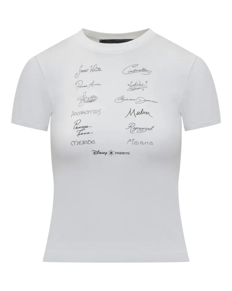 COPERNI x Disney Signatures T-Shirt - Weiß Weiß