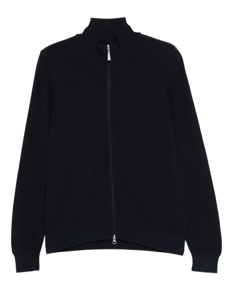 Gran Sasso Cardigan mit Reißverschluss - Blau Blau