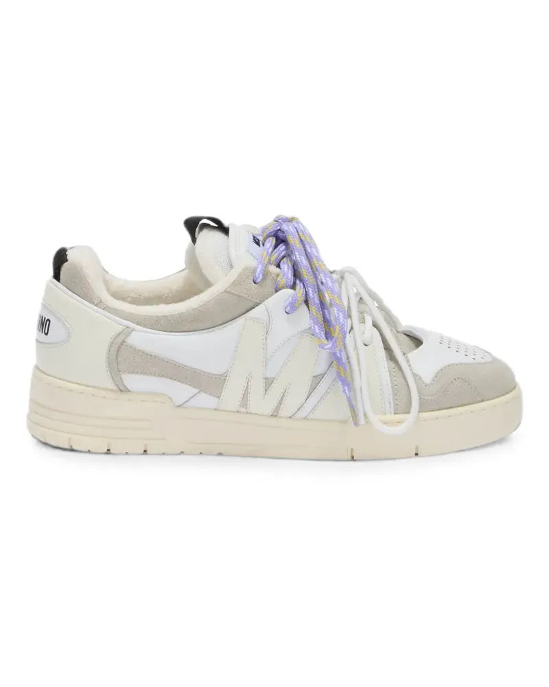 Moschino Sneakers mit Einsätzen - Weiß Weiß