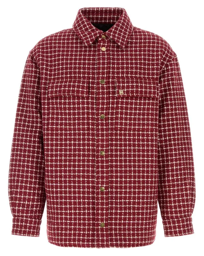 Amiri Hemdjacke aus Boucle - Rot Rot