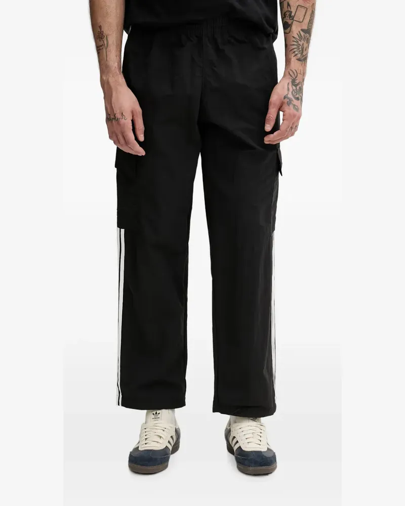 adidas Jogginghose mit Logo-Stickerei - Schwarz Schwarz
