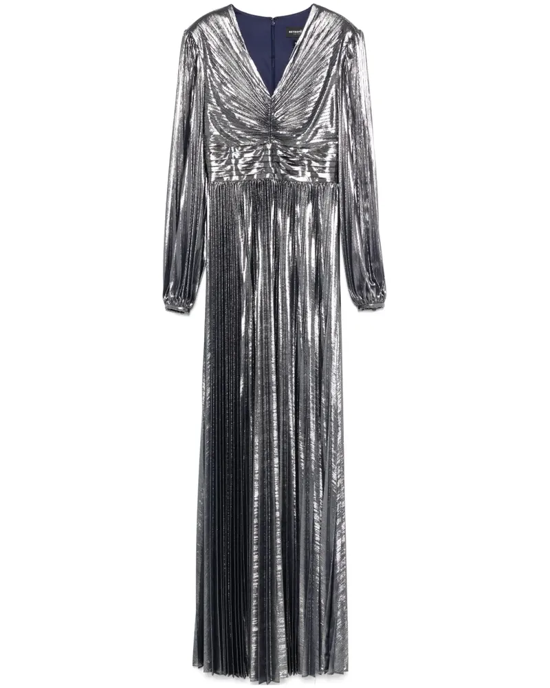 Retrofête Malia Maxikleid - Silber Silber