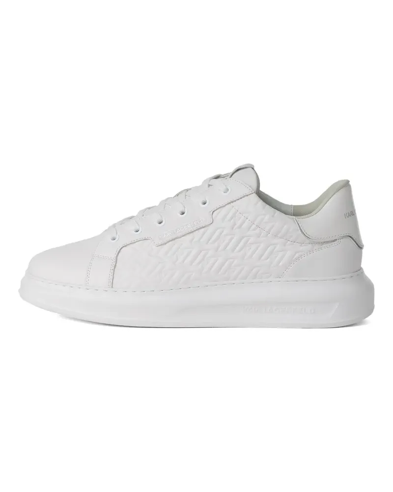 Karl Lagerfeld Kapri Sneakers mit Monogramm - Weiß Weiß