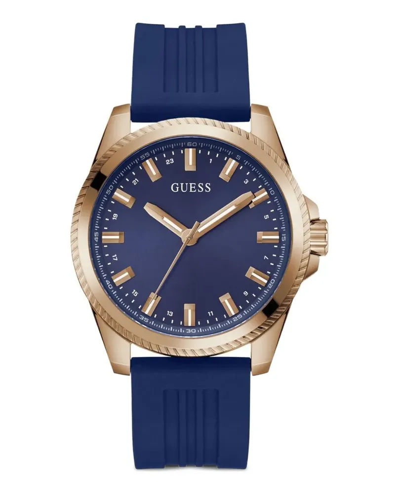 Guess round-shape 44mm watch - Blau Blau