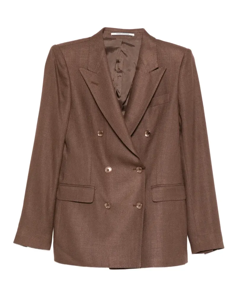 Tagliatore Doppelreihiges Sakko - Braun Braun