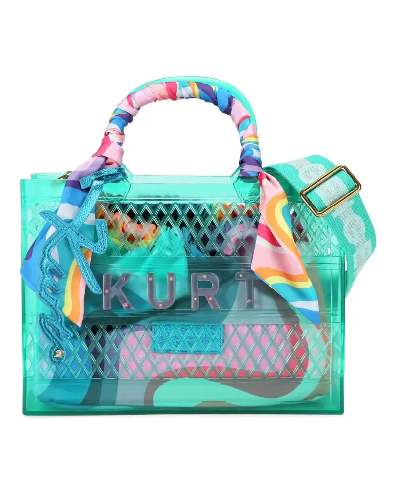 Kurt Geiger Kleine Jelly Tote Bag - Grün Grün