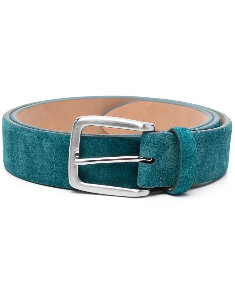 MOORER Gürtel aus Wildleder - Blau Blau