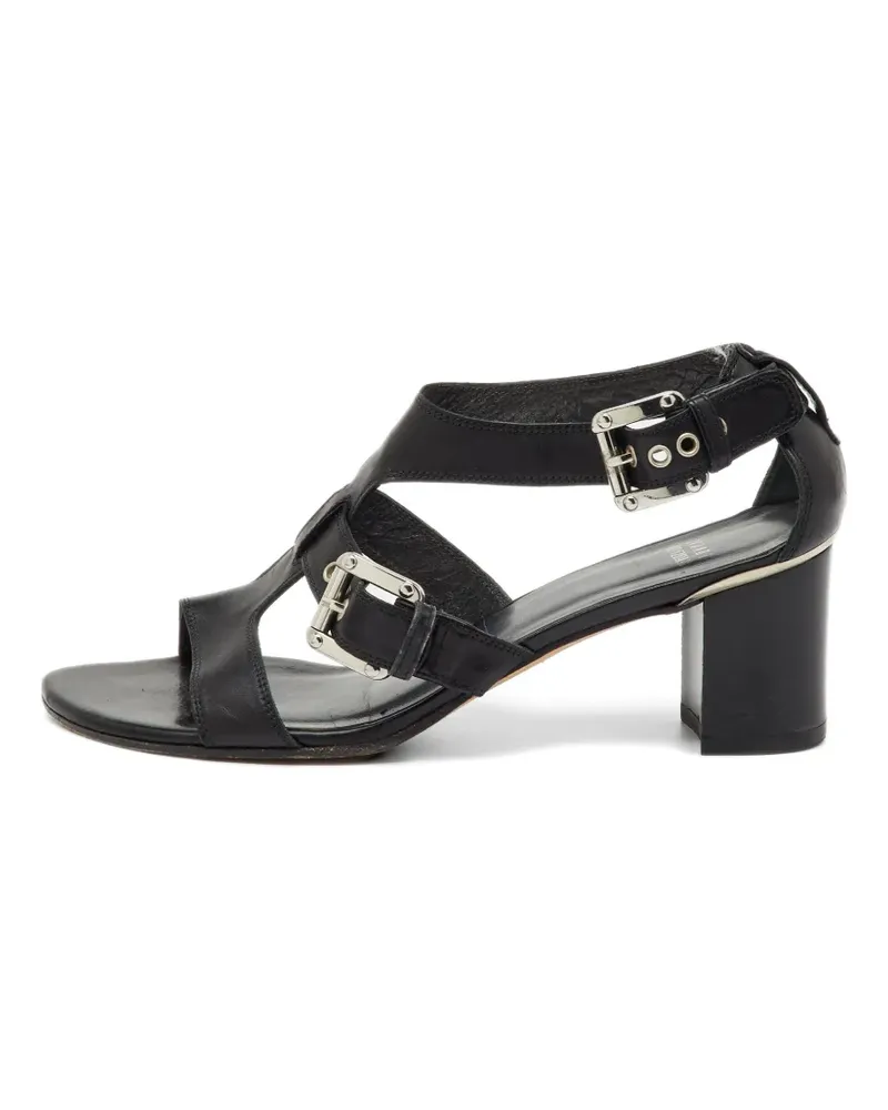 Stuart Weitzman Sandalen mit Schnallendetail - Schwarz Schwarz