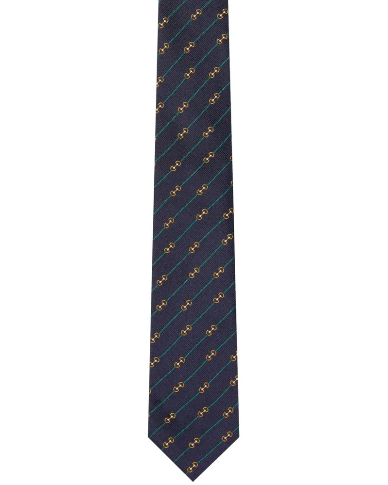 Gucci Krawatte aus Seide - Blau Blau