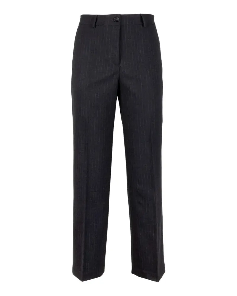 Seventy Klassische Hose mit Nadelstreifen - Grau Grau