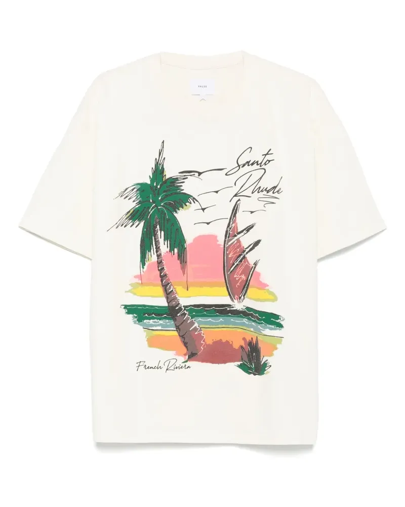 RHUDE Saint- T-Shirt - Nude Nude