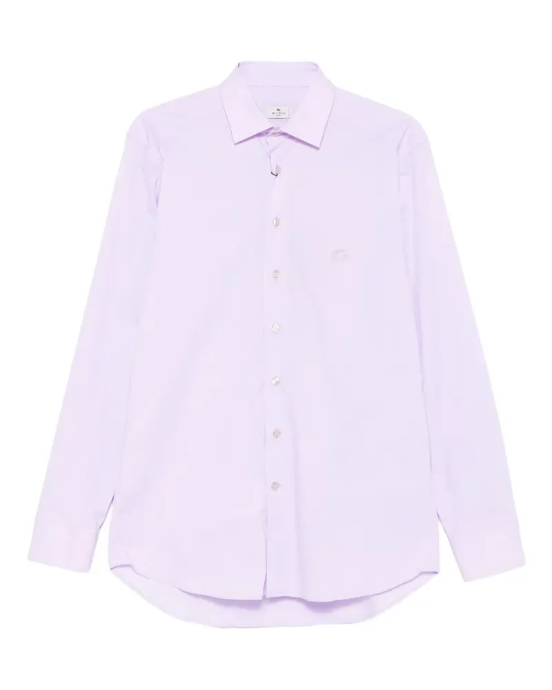 Etro Hemd mit Stickerei - Violett Violett