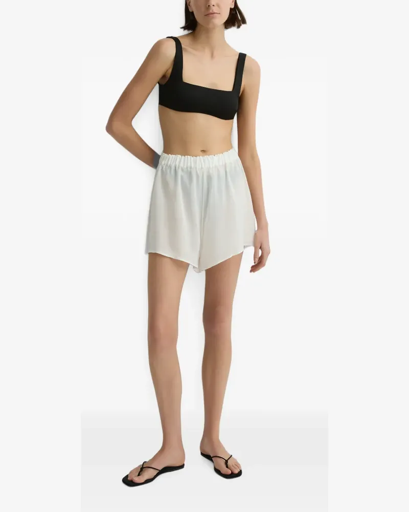 BONDI BORN Cremona Shorts aus Sheer-Voile - Weiß Weiß