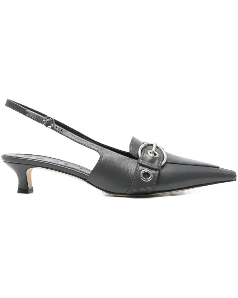 aeyde Davina Pumps 40mm - Grau Grau