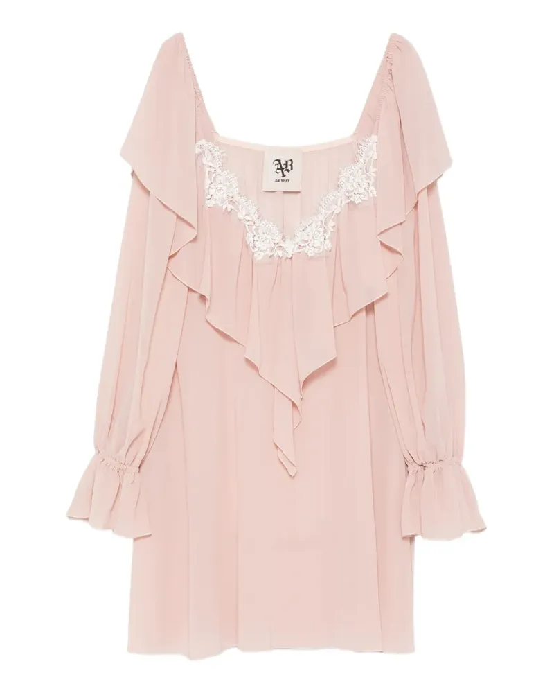 Aniye By Teodora lace mini dress - Rosa Rosa