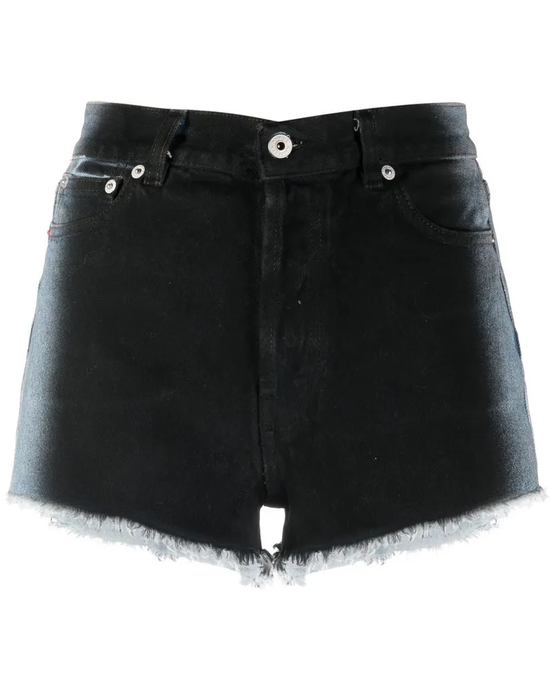Heron Preston Jeans-Shorts mit Farbverlauf Schwarz