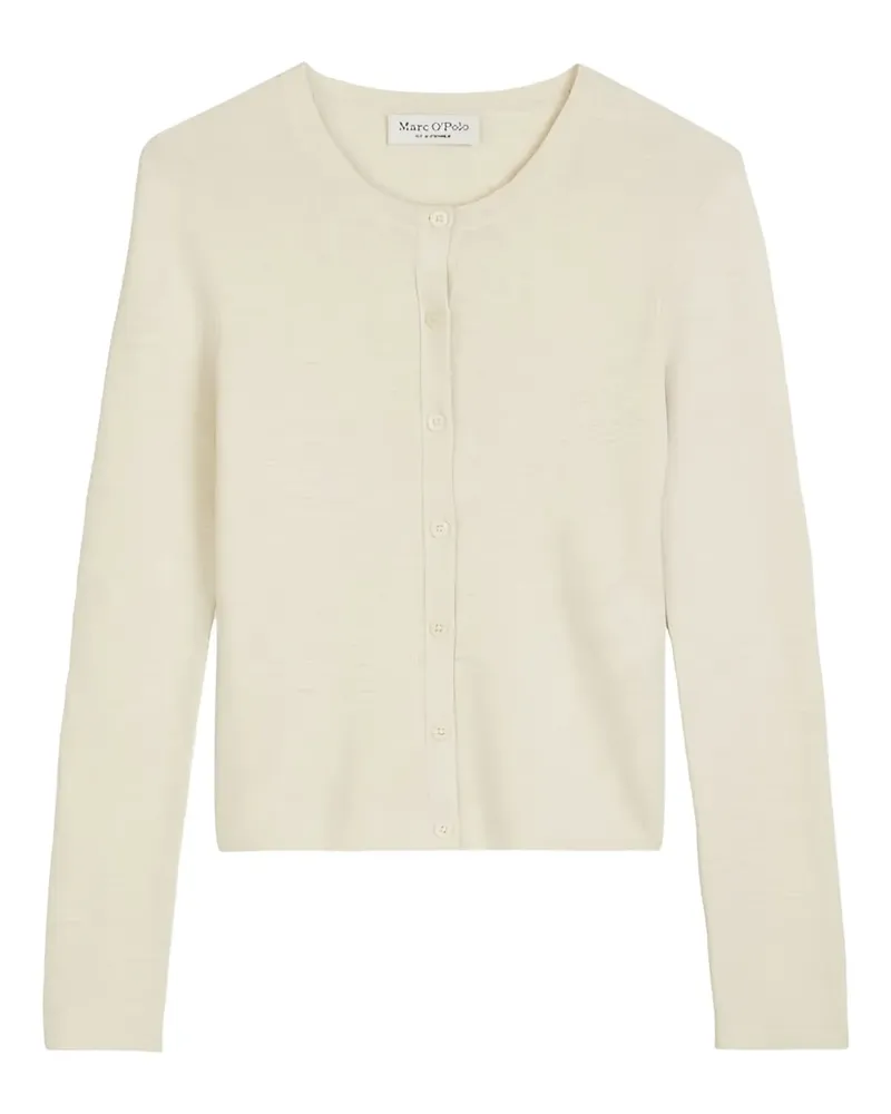 Marc O'Polo Gerippter Cardigan - Nude Nude