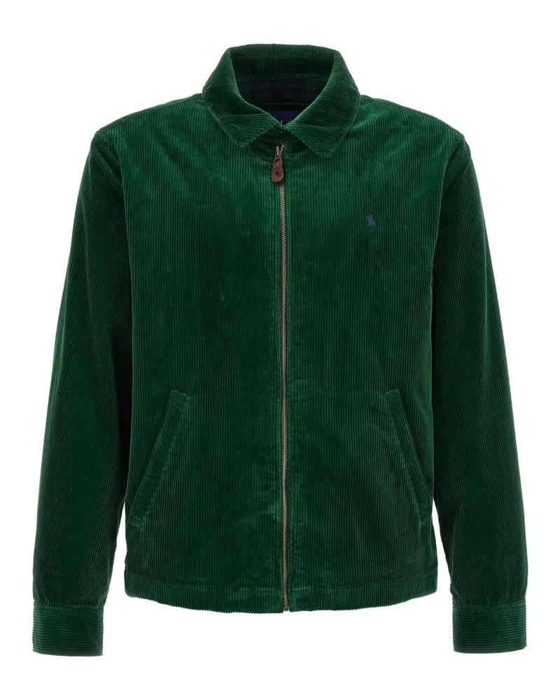 Ralph Lauren corduroy zip-up shirt jacket - Grün Grün