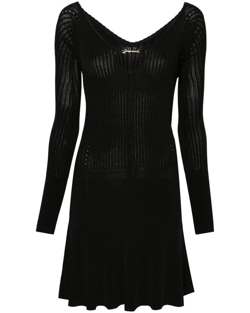 Jacquemus Ausgestelltes La Mini Robe Pralu Minikleid - Schwarz Schwarz