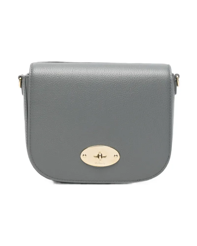 Mulberry Small Darley grain leather shoulder bag - Grau Grau