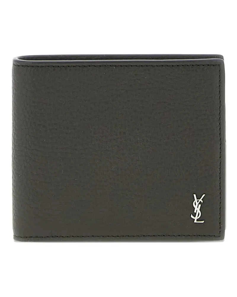 Saint Laurent East/West leather wallet - Braun Braun