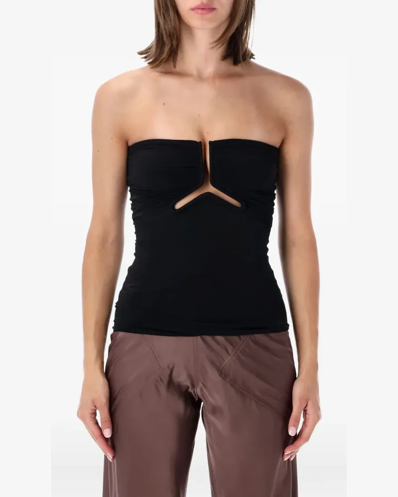 Rick Owens Alannah prong bustier - Schwarz Schwarz