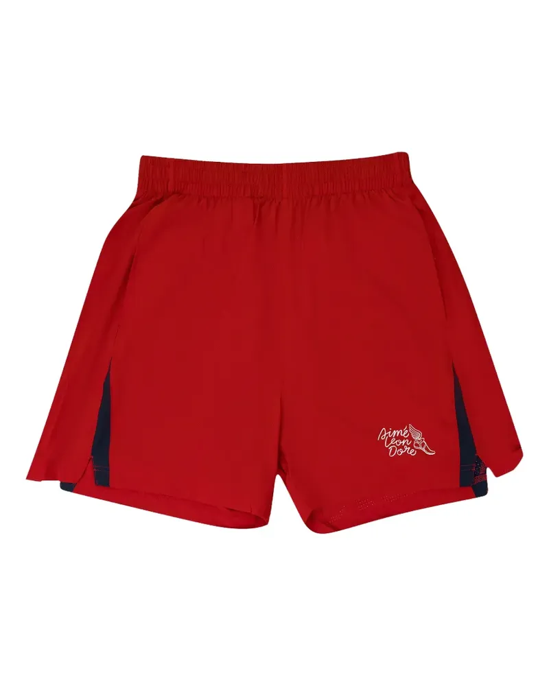 Aimé Leon Dore Wingfoot logo-print shorts - Rot Rot