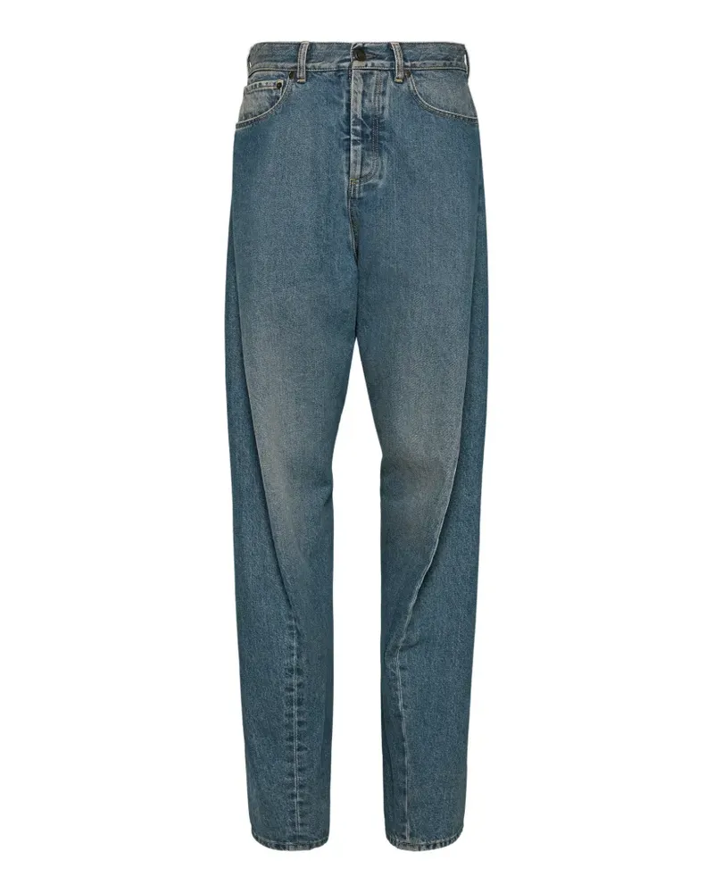 Maison Margiela Tapered-Jeans mit Nahtdetail - Blau Blau