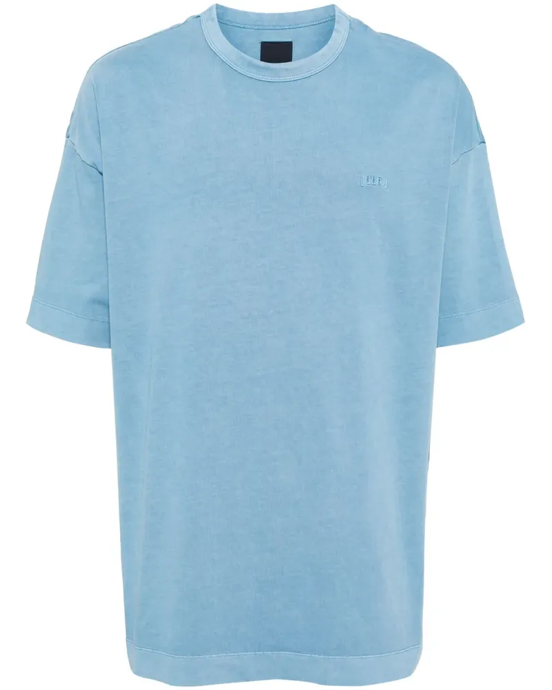 JUUN.J T-Shirt mit Logo-Stickerei - Blau Blau