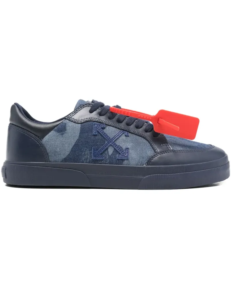OFF-WHITE logo-patch sneakers - Blau Blau