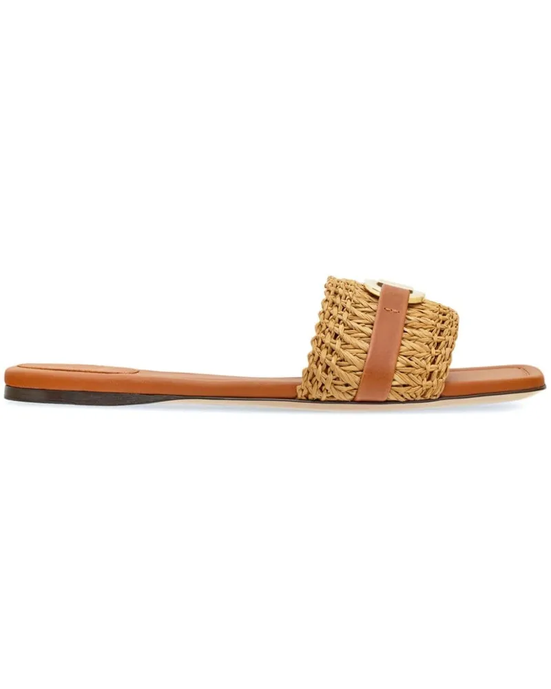 Ferragamo Gancini Sandalen - Braun Braun