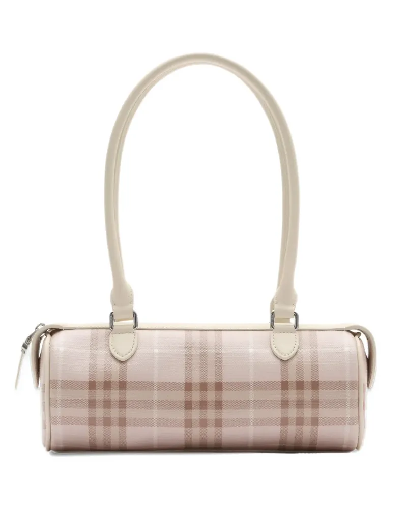 Burberry mini Check barrel bag - Rosa Rosa