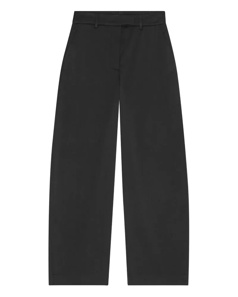 REMAIN Cocoon Hose mit weitem Bein - Schwarz Schwarz