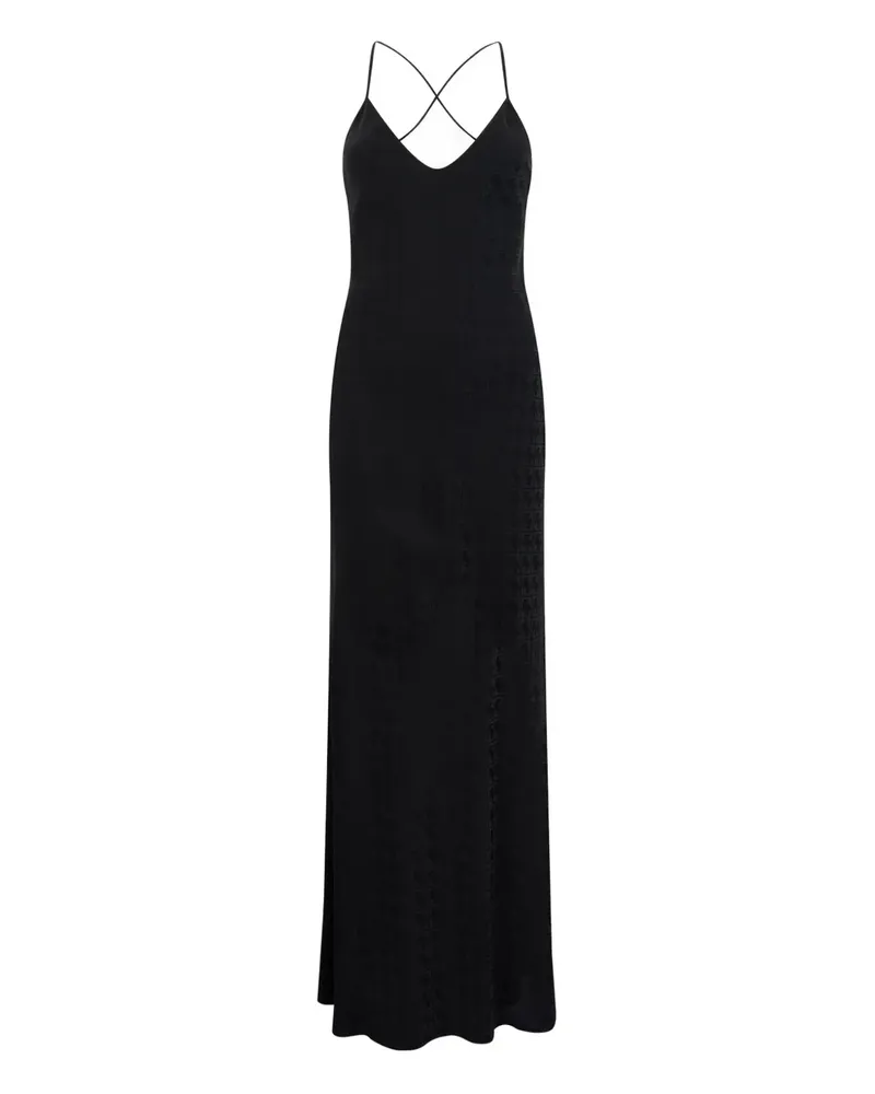 Roberto Cavalli V-neck maxi dress - Schwarz Schwarz