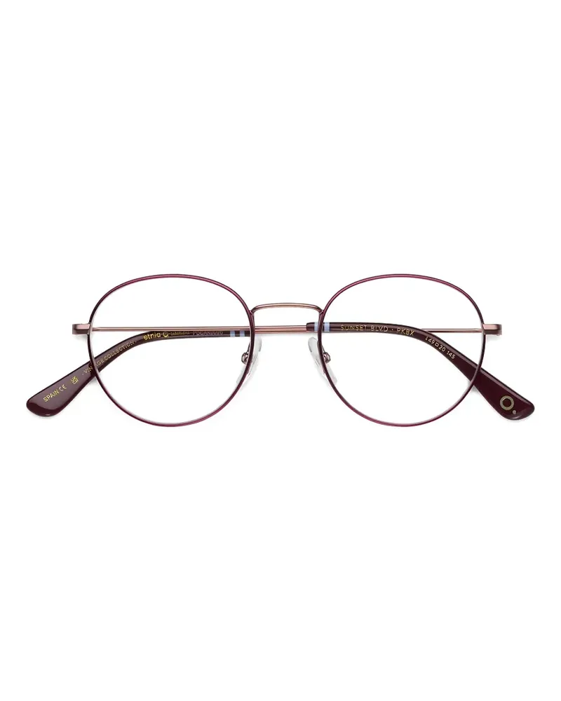 Etnia Barcelona Sunset Blvd Brille mit rundem Gestell - Violett Violett