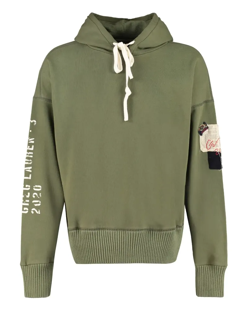 Paul & Shark Hoodie mit aufgesetzten Ärmeln - Grün Grün