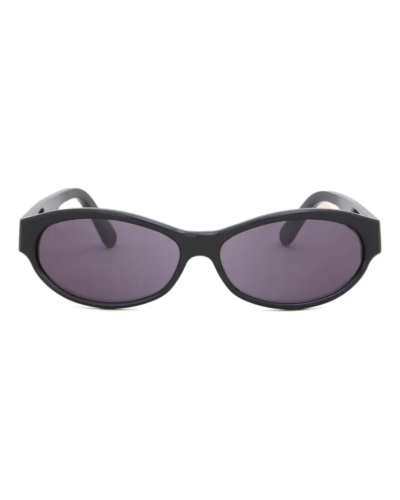 Marni Schmale Ozound Sonnenbrille - Schwarz Schwarz