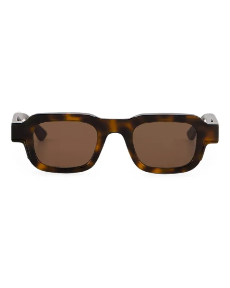 Thierry Lasry Dusty Sonnenbrille mit eckigem Gestell - Braun Braun