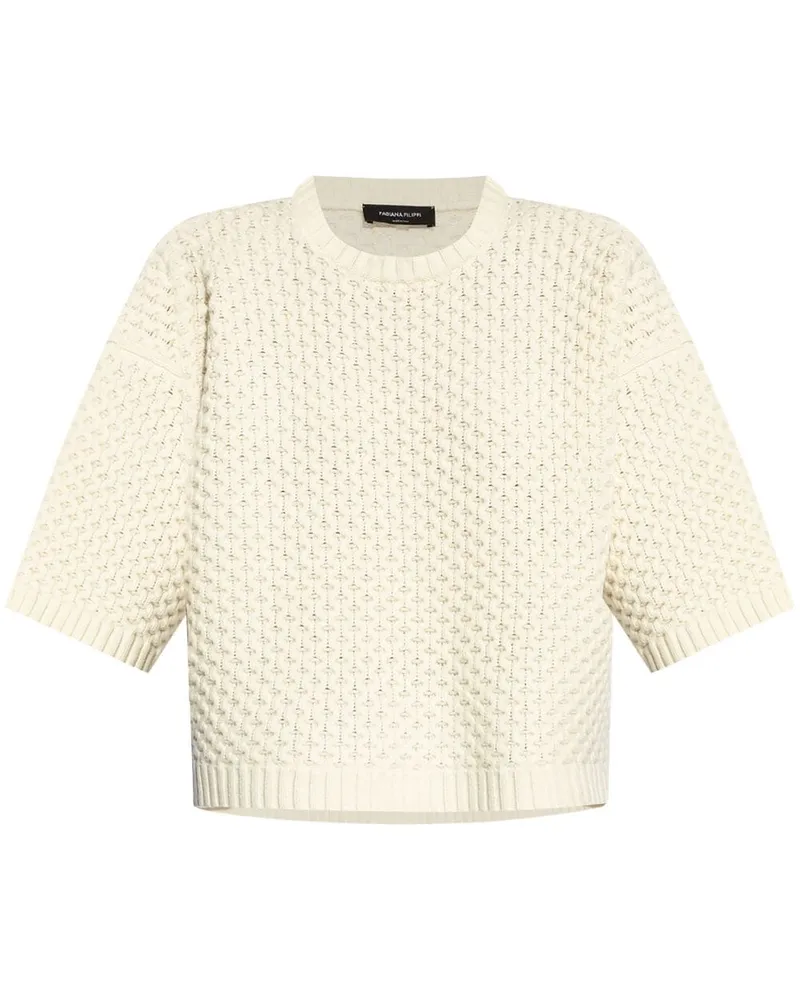 Fabiana Filippi Grob gestrickter Pullover - Nude Nude