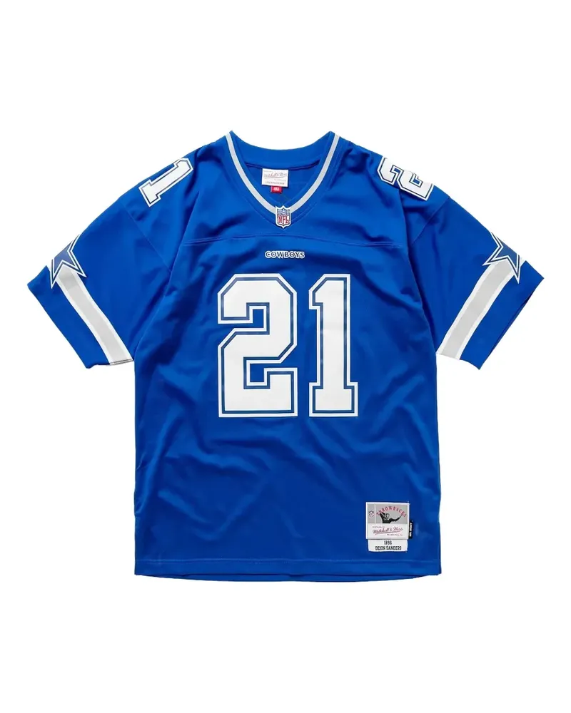 Mitchell & Ness x NFL Dallas Cowboys Deion Sanders Legacy T-Shirt - Blau Blau