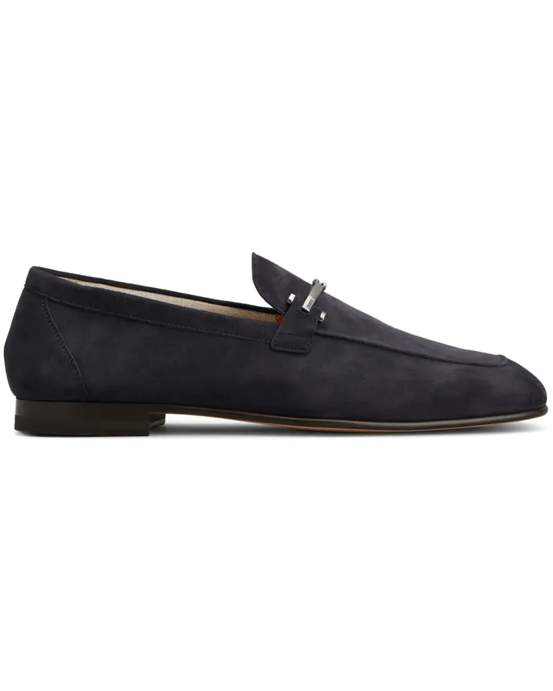 TOD'S Loafer aus Wildleder - Blau Blau