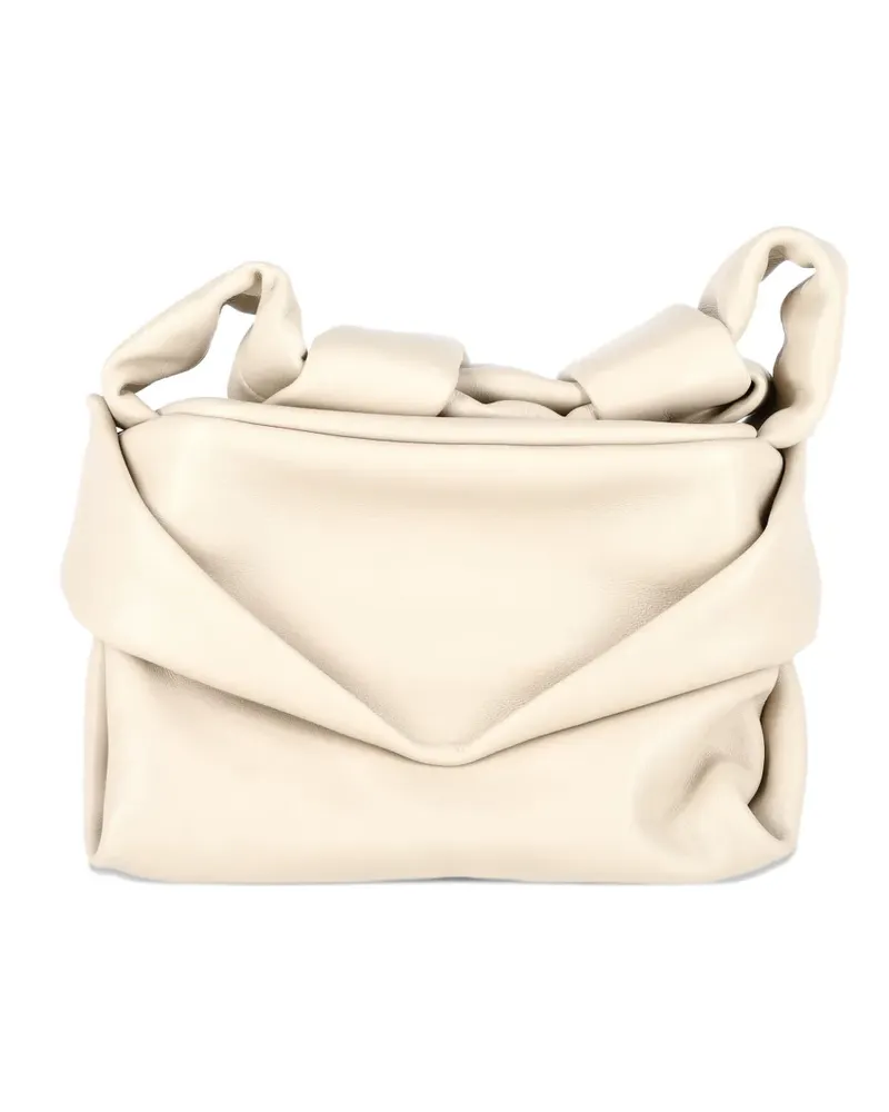 STAUD Kiss leather shoulder bag - Nude Nude