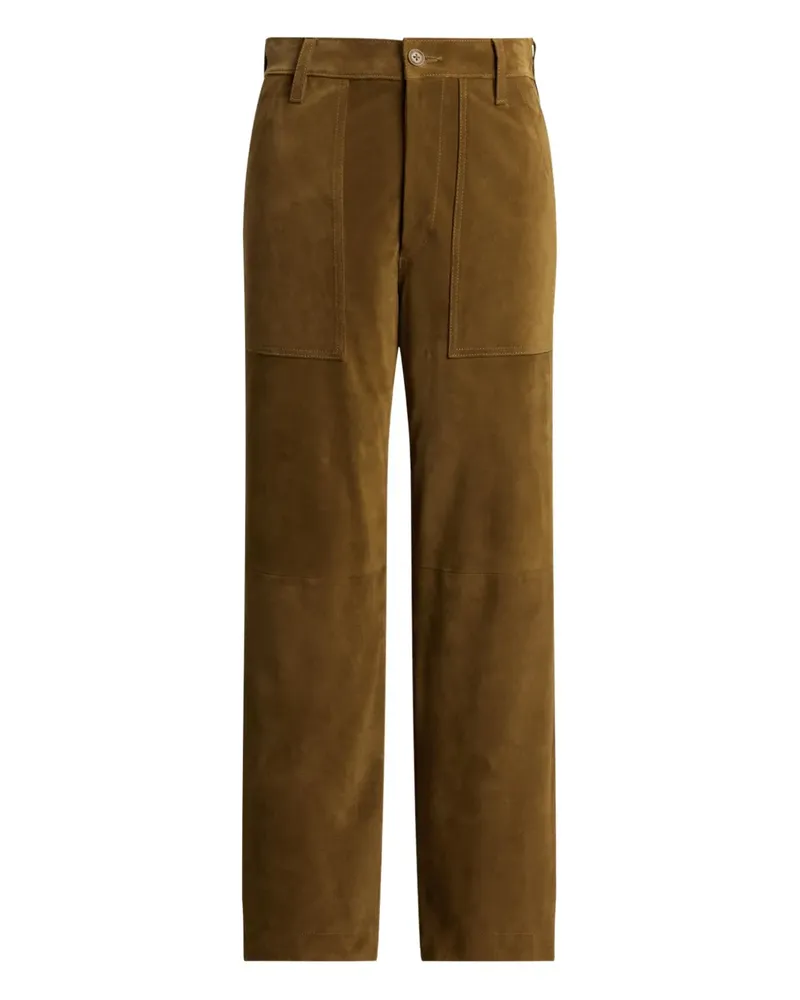 Ralph Lauren Ricky Hose aus Wildleder - Braun Braun