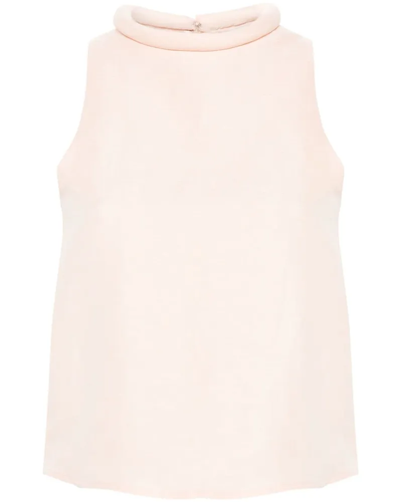 Loulou Studio Ärmellose Niron Bluse Rosa