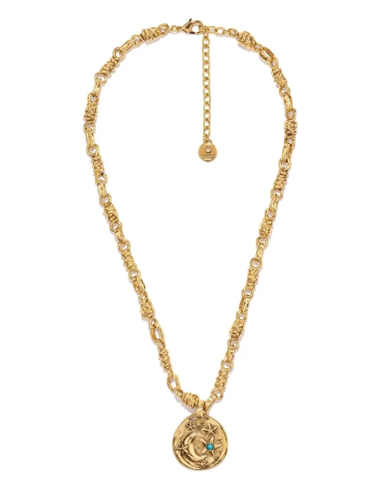 Goossens Paris Talisman Astro Moon Halskette mit Anhänger - Gold Gold