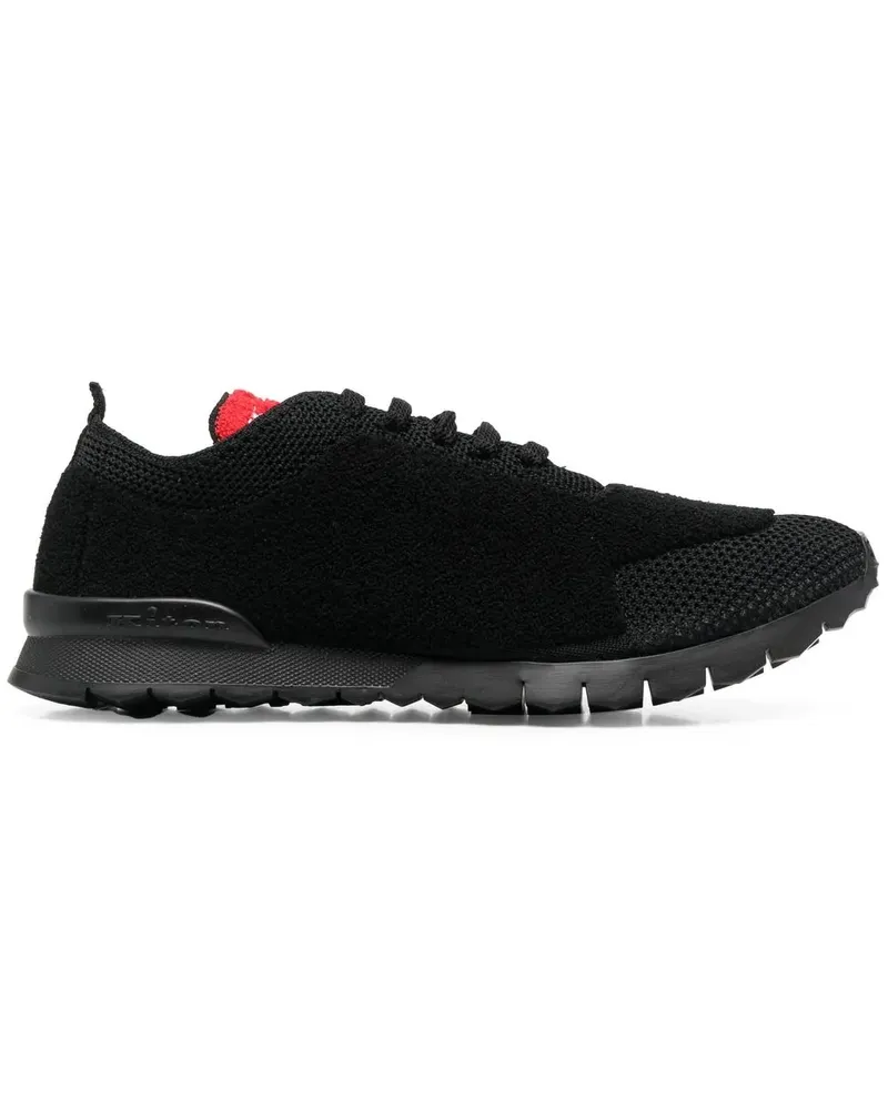 Kiton Sneakers mit Sockeneinsatz - Schwarz Schwarz